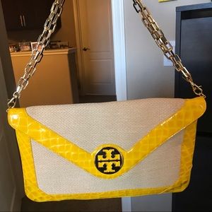 Vintage Tory Burch Envelope Shoulder Bag